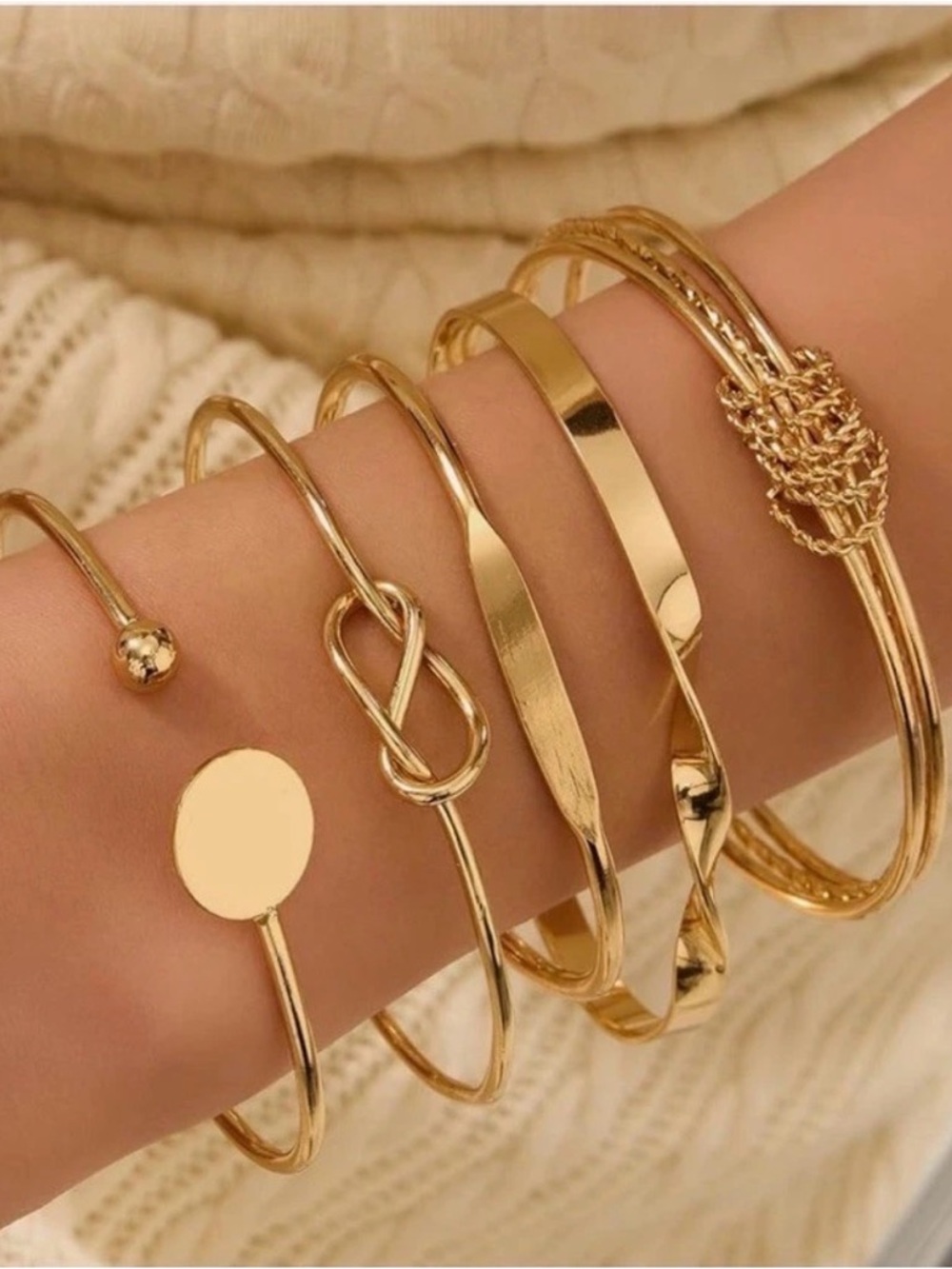 NWT Set of 5 Gold Bracelets